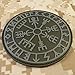 Vegvisir Viking Compass PVC Patch Compatible with Velcro - Norse Morale Tactical Patches for Backpacks, Vest (Subdued)