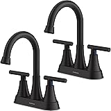 Bathroom Faucets for Sink 3 Hole, Hurran 4 inch