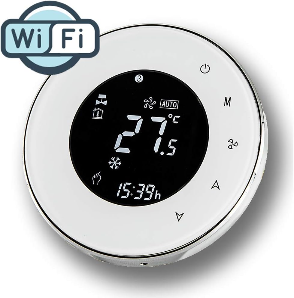 Arxus WiFi Programmable Smart Thermostat LCD Display Temperature Controller for Boiler Heating/Air Conditioning Work with Alexa Google Home IFTTT