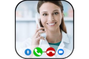 Women Doctor Video Call - Simulate call with Women Doctor - Prank Video Call & Voice Call from Women Doctor - Gift Prank For 