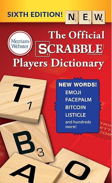 the official scrabble players dictionary sixth ed mass market paperback 2018 copyright by merriam webster merriam webster 9780877795964 amazon com books the official scrabble players