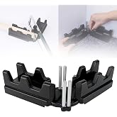AUSTUFF 2-in-1 Mitre Measuring Cutting Tool for Woodworking | ABS+PC+stainless steel. Measures 85&deg;-180&deg;. Integrated saw guide for precise cuts. For carpentry &amp; DIY.