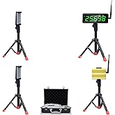 GAN XIN Sprint Timer for Track Wireless Race Clock, Stopwatch for Speed Training, Adjustable Tripod Precision Laser Racing Time（Smaller Tripod）