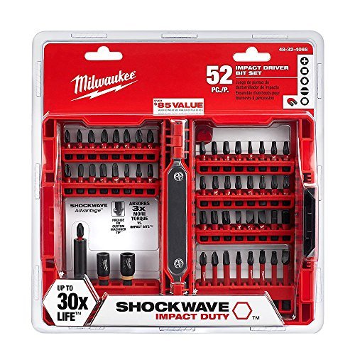 Milwaukee 48-32-4068 52 piece impact driver set