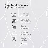 Deconovo Eyelet Room Darkening Curtains Silver Wave Foil 66x72 Two Panels view 6
