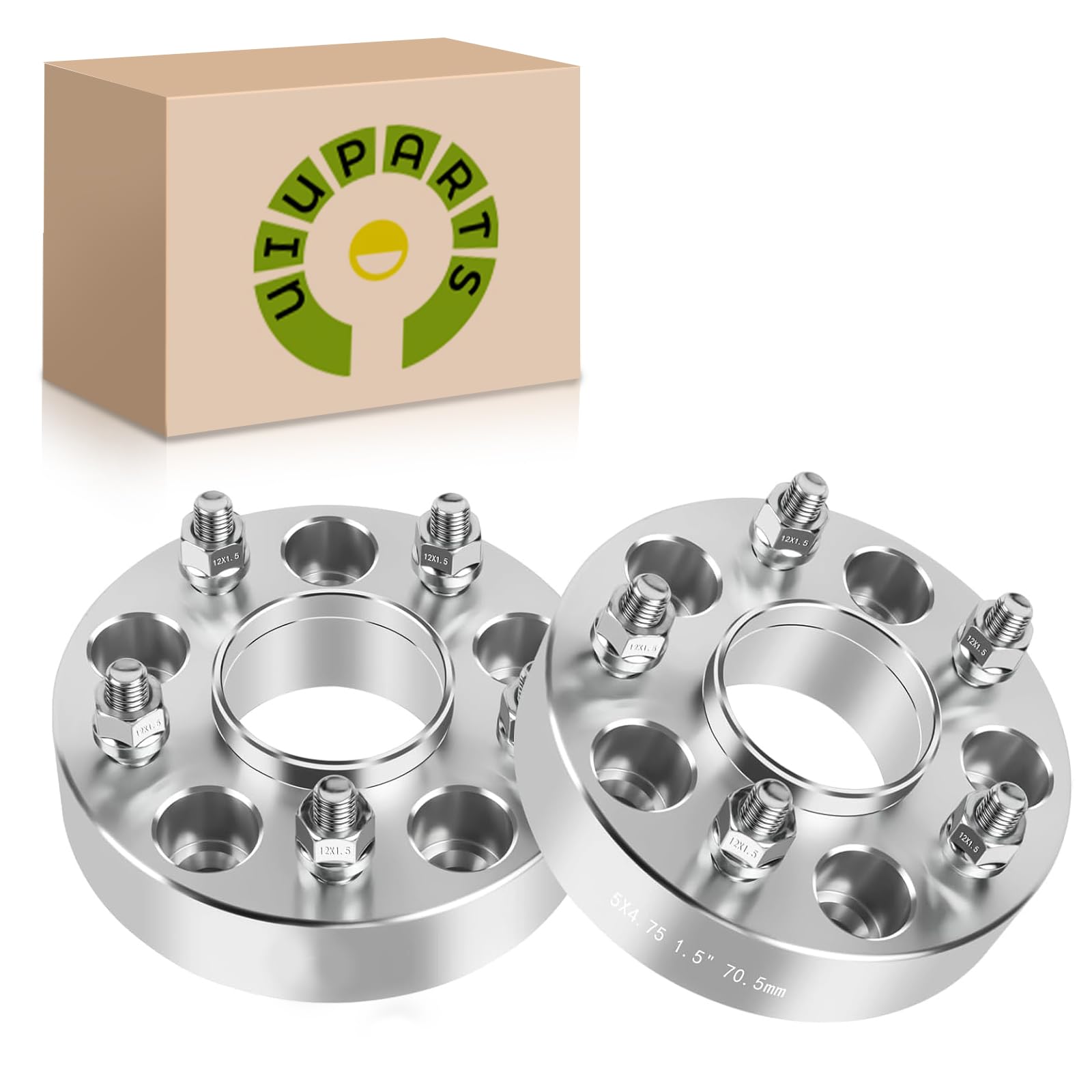 Photo 1 of 5X4.75 Wheel Spacers Forged 1.25"(32mm) 5x120.65mm to 5x120.65mm Thread Pitch M12x1.5 Hub Bore 87.1mm SET OF 2 Adapters for Chevy S10 4.3L 1988-2004,S10 2.2L 1983-1985 94-03,Blazer 4.3L 95-05 & More