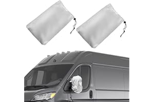 Federedevo Mirror Covers for Winter-Proof Insulated for Large Vans - Fit Mercedes Sprinter, Ram ProMaster, Ford Transit - Wat
