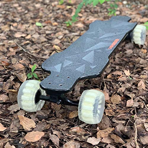 IWONDER Cloud Wheel Electric Skateboard Wheels All Terrain Off Road 120mm 78A Translucent Urethane Patented Damping Foam Core Longboard Wheels