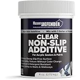 MasonryDefender Paint Additive Fine Grit 300595 - Non Slip, Clear, Floor Grip for Acrylic Sealers - 4 oz.