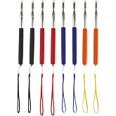Miokun 8 Pieces Telescopic Teacher Pointer Presenter Whiteboard Pointer for Teachers Coach Presenter, Extends to 39 Inches