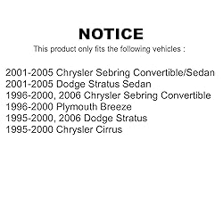 Front Wheel Bearing And Hub Assembly Pair For
