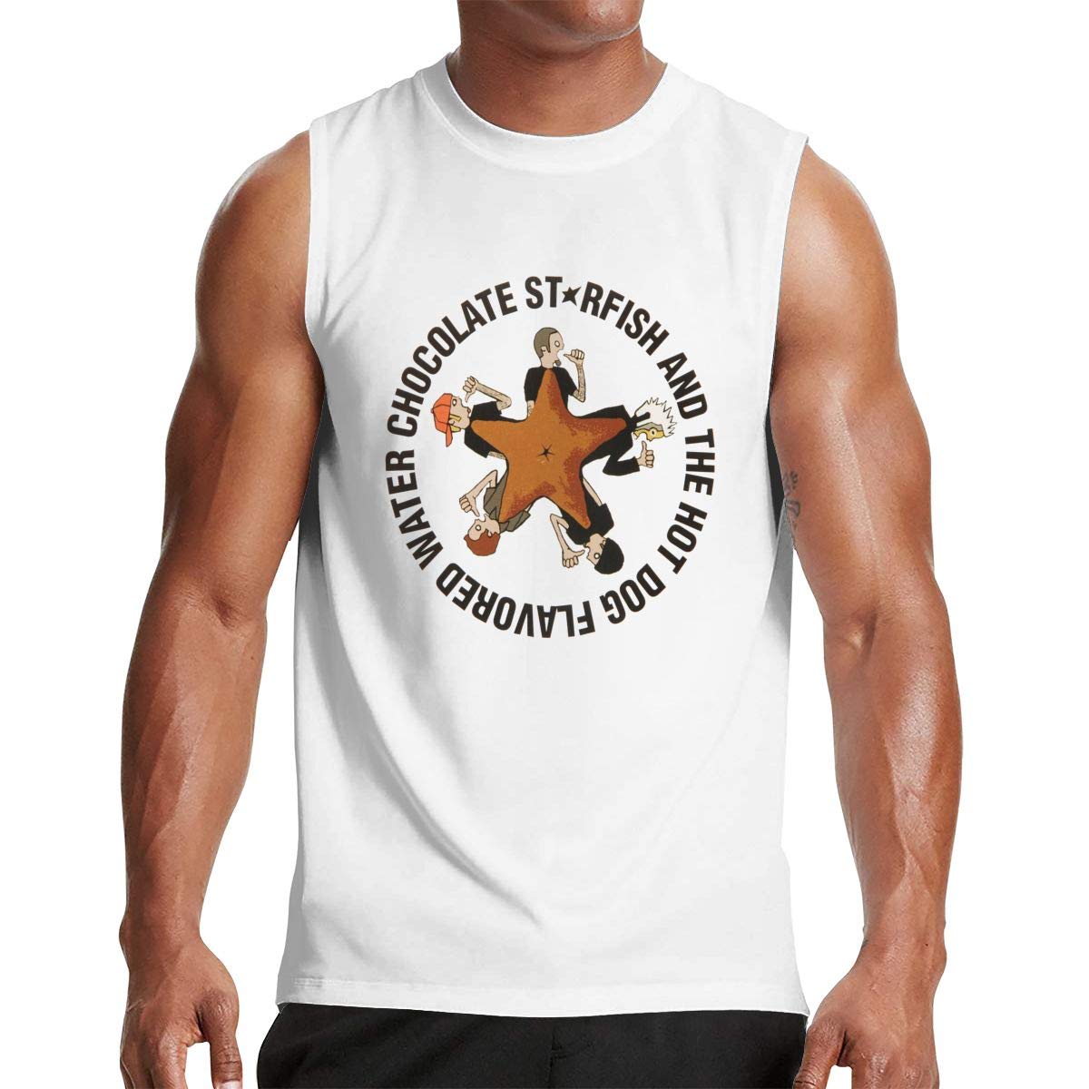 Robert S Villa Limp Bizkit Comfortable Classic Round Neck, Workout, Training Sleeveless, T Shirt