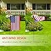 Anley Accessories 10 Pack Garden Flag Rubber Stoppers and Anti-Wind Clips - Durable & Weather Resistance for 5 Garden Flag Poles Stands - 10 Pieces Set