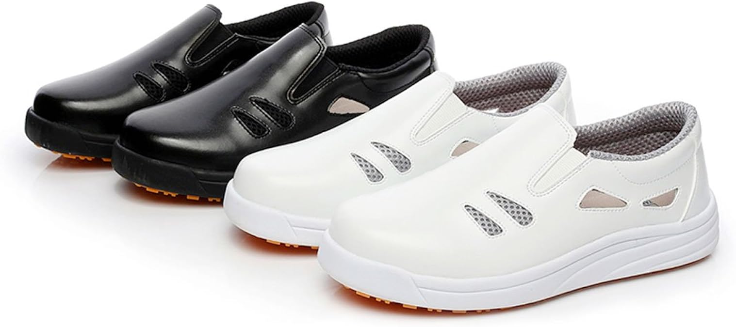 steel toe cap chef shoes