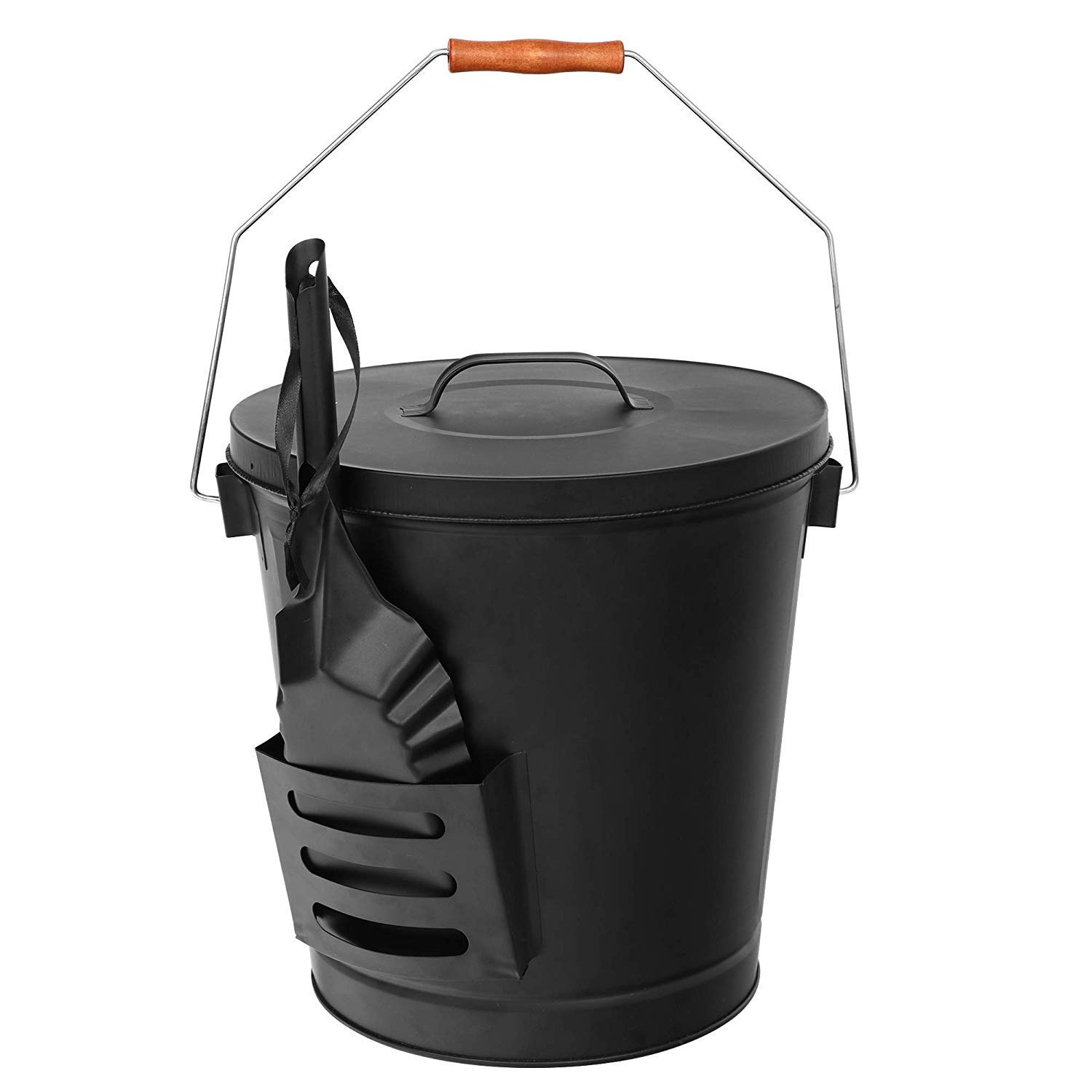 Buy Epetlover 5 Gallon Ash Bucket with Lid and Shovel for Fireplace