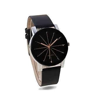 SIMONE Formal Analog Black Dial Women's Watch- CRYSTAL WOMAN