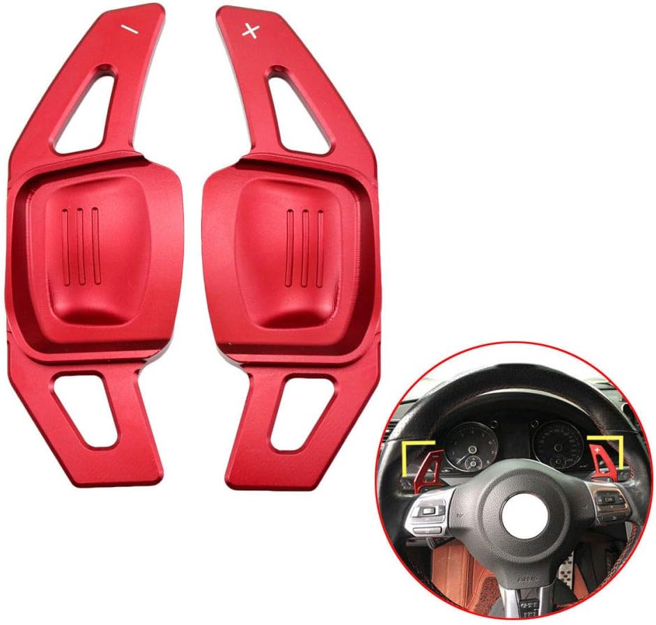 QOHFLD Shift paddle Steering Wheel Shift Paddle Shifter, for VW Golf 7 Van Travel Tiguan Teramont C-Trek 2017 2018 Accessories