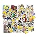 The Simpsons Family Cartoon Waterproof Stickers Car Laptop Helmet Luggage Vintage Skateboard Wall Decor Gift for Kids