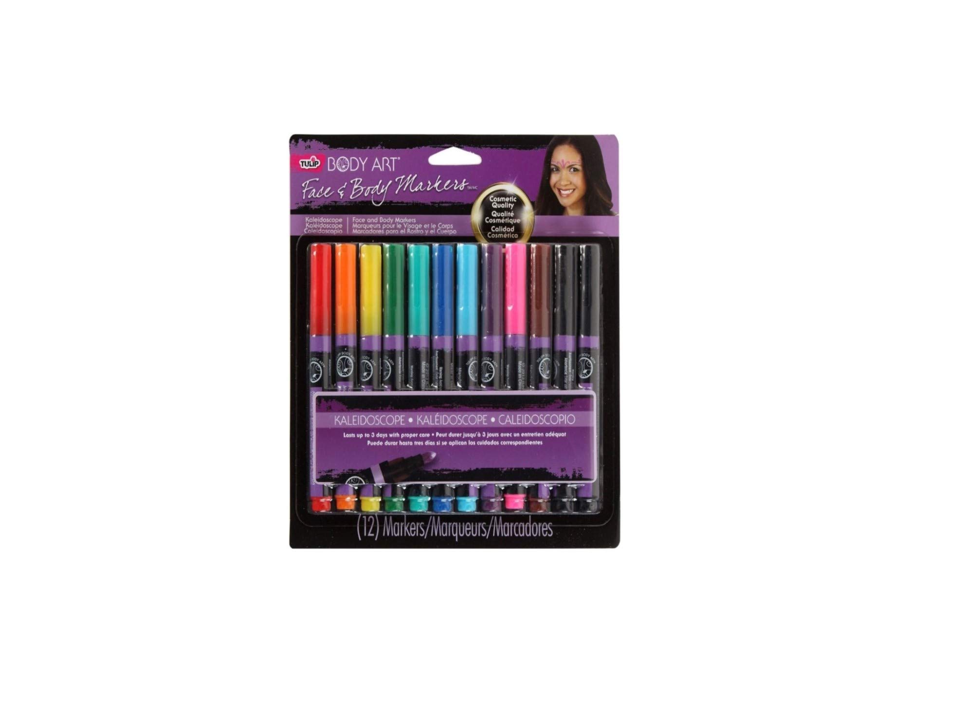 TULIP BODY ART FACE AND BODY MARKERS Cosmetic quality Koleidoscope 12