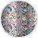 S&W SHLAX&WING Tie Set Men's Necktie Grey Foral Extra Long