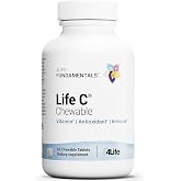 4Life Life C Chewable Vitamin C Immune Collagen Support, 60 Tablets | 7 active forms, Citrus flavor, Immune support, Collagen formation, Cellular wellness, Daily Health, Healthy Skin