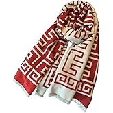 FairyCity Women's Soft pashmina Shawl Oversized Winter Warm blanket Scarf Long Cashmere Shawls Wraps Geometric patterns