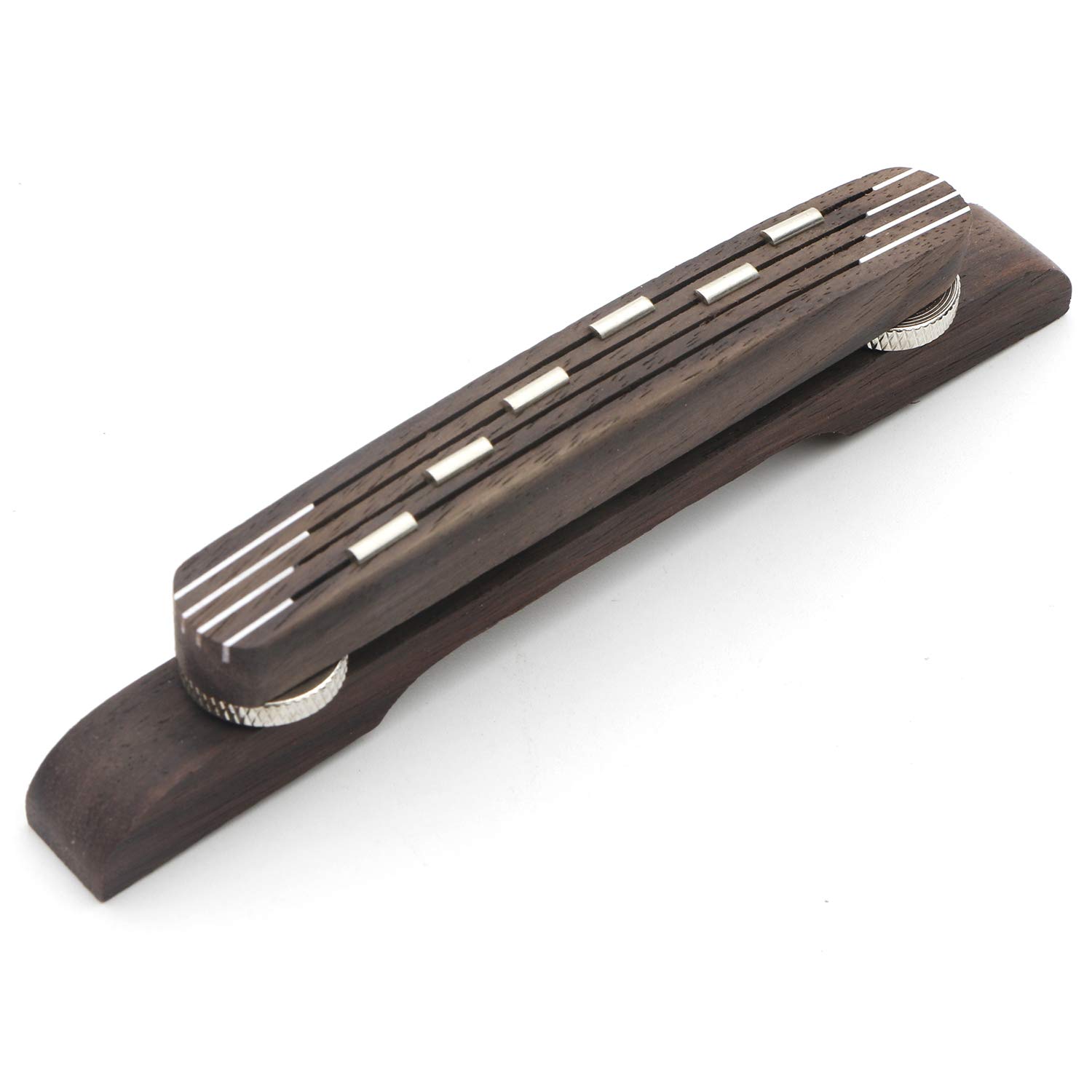 Unxuey Adjustable Rosewood Guitar Bridge 6 String Archtop Jazz Guitar Floating Bridge Accessories