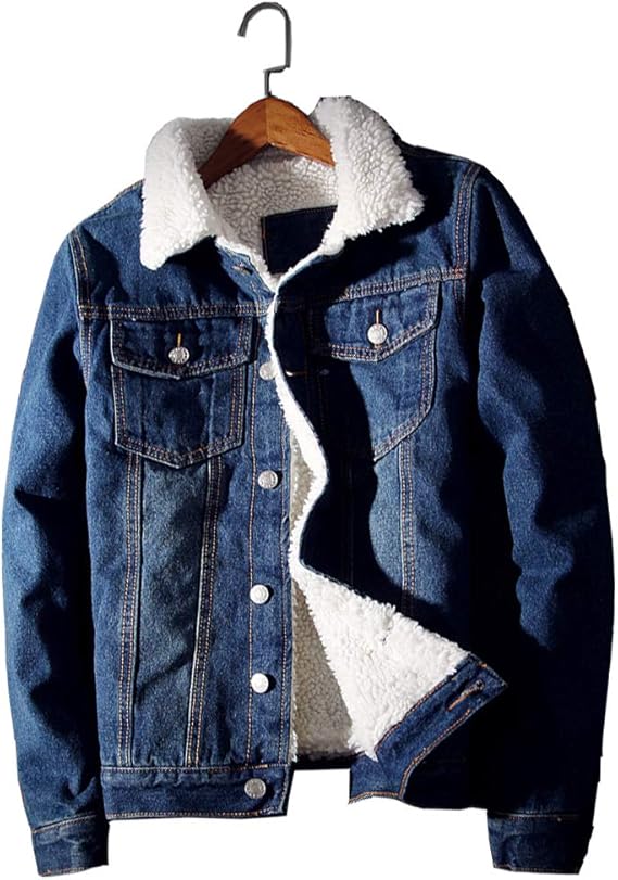 Amazon Kawa Kana メンズ デニムジャケット 裏ボア ジージャン 厚手 防寒 コート ジージャン Gジャン アウター 春 秋 冬 大きいサイズ S 6xl コート ジャケット 通販