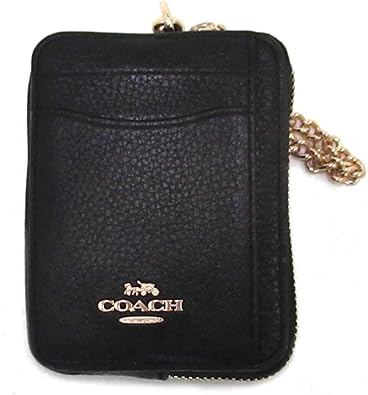 coach zip around card case