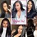 Forawme Pre Plucked 13X4 Full Lace Frontals Human Hair Pieces 16 Inch Ear To Ear Lace Frontals Closure With Natural Hairline 10A Brazilian Straight Hair