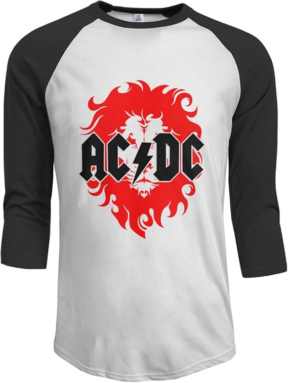 Amazon Co Jp Raglan T Shirt Men S 3 4 Sleeves Tee Shirt Acdc Acdc Baseball Cotton Baseball T Shirt 3 4 Sleeve Crew Neck Inner Shirt T Shirt Fitness Training Wear Raglan Sleeves Casual Fashion Clothing Accessories
