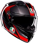 agv k3 chicane Full Face Motorcycle Helmet (Competizione Red, Small) : Automotive Bike baskets - Trek Bag Types and it comes in Color:Matte Gun Metal Gray