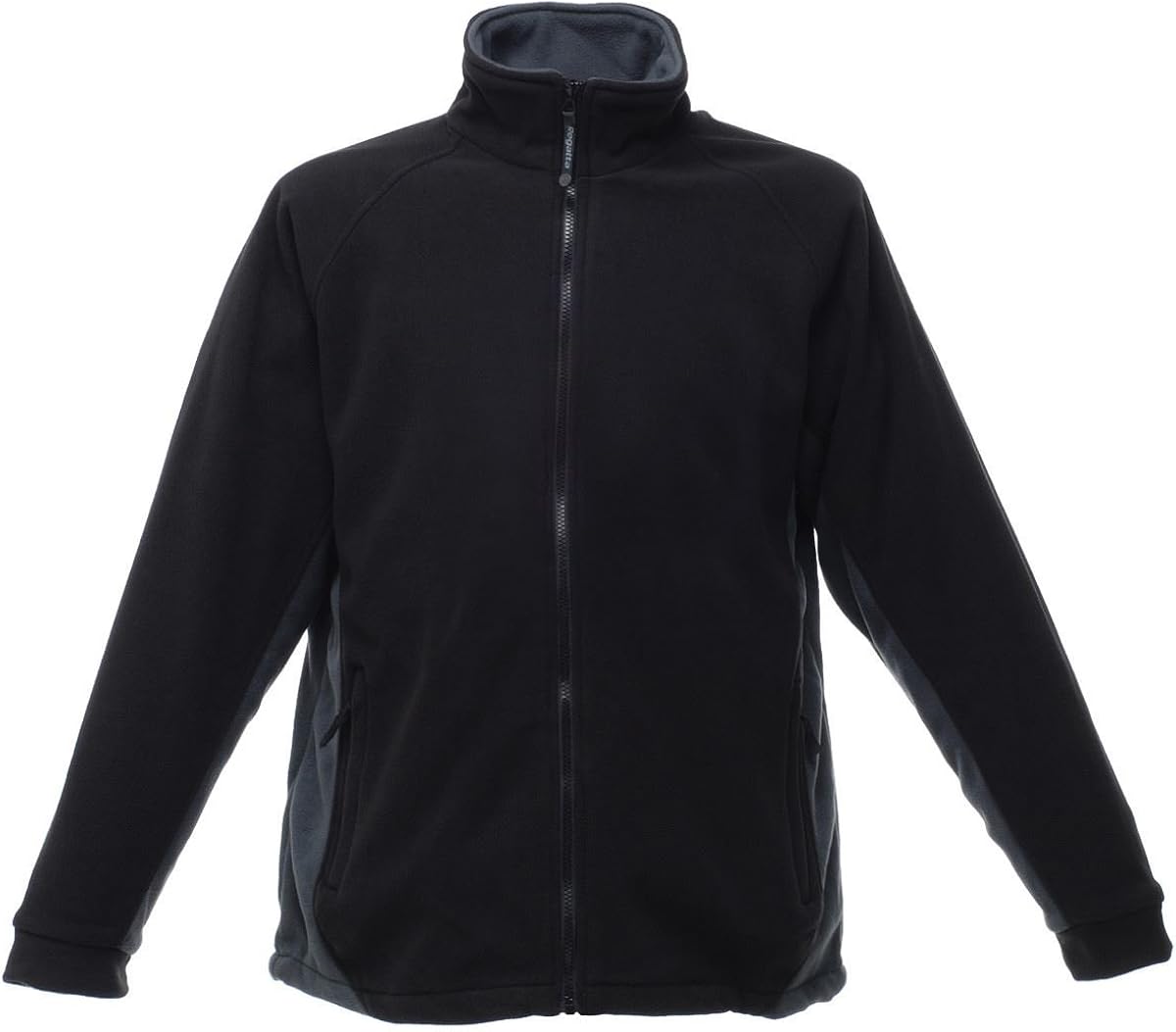 Regatta TRA644 Omicron II Waterproof & Breathable Fleece Jacket Black/Seal Grey L: Amazon.co.uk 