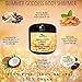 GLIMMER GODDESS Organic Whipped Body Butter - Subtle Level 1 Rose Gold Shimmer - Moisturizing & Nourishing Skincare with Natural Ingredients - Gentle Glow & Hydration for All Skin Types - 4.0 oz