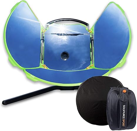 SolSource Kit de cocina portátil con espejo reflectante para camping al aire libre
