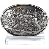 Nocona Men's Oval Bear Buckle