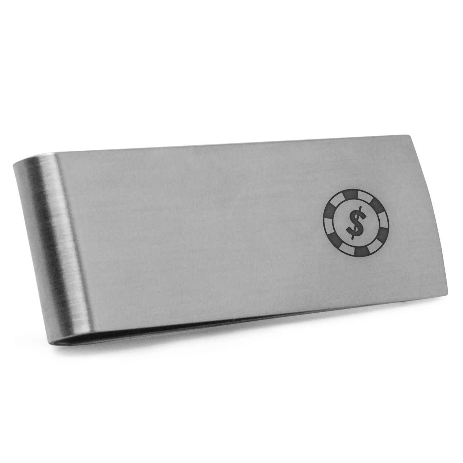 Poker Chip Money Clip Stainless Steel Money Clip Laser
