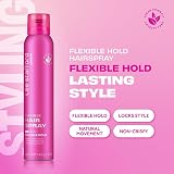 Lee Stafford Hairspray Flexible Hold 250 ml Anti Frizz Shine view 2