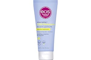 eos Shea Better 24H Moisture Body Lotion, Vanilla Cashmere, 74 ml, Travel Size
