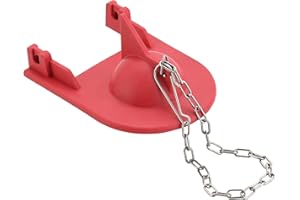 HANSENGROYI 2 inch Toilet Flapper for Kohler GP1078440 Toilet Flapper, Flexible Rubber Toilet Plug Flapper, Toilet Tank Flapper Replacement, Red