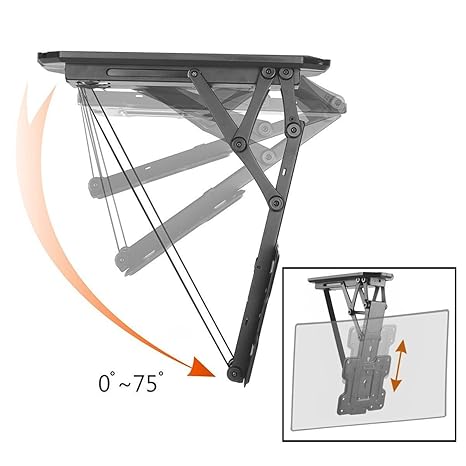 Cm 2355m Motorized Flip Down Tv Ceiling Mount Tv Mounts Stands