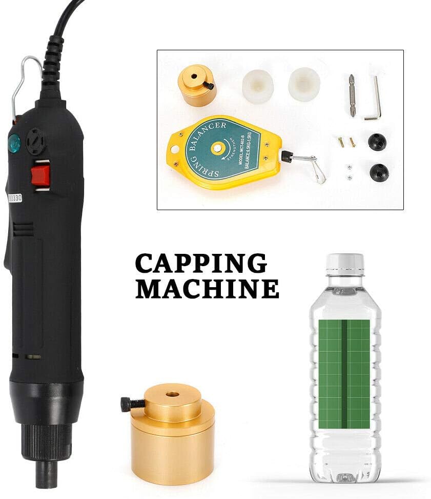 130mm Electric HandHeld Screw Capper Bottle Capping Machine 90bottles