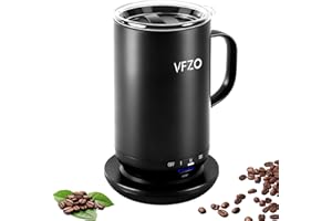 VFZO Self Heating Coffee Mug,High-Capacity- 18 oz, 180 Min Battery Life, Smart Heated Coffee Mug，Smart Mug, Simple Temperature Control Operation, Gifts for Family Members (Black)