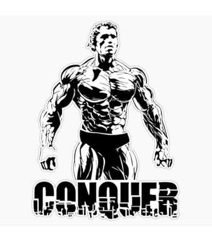 Bulldog Biting Barbell Vinyl Decal – Powerlifter Gym Rat Car Sticker – White 01297