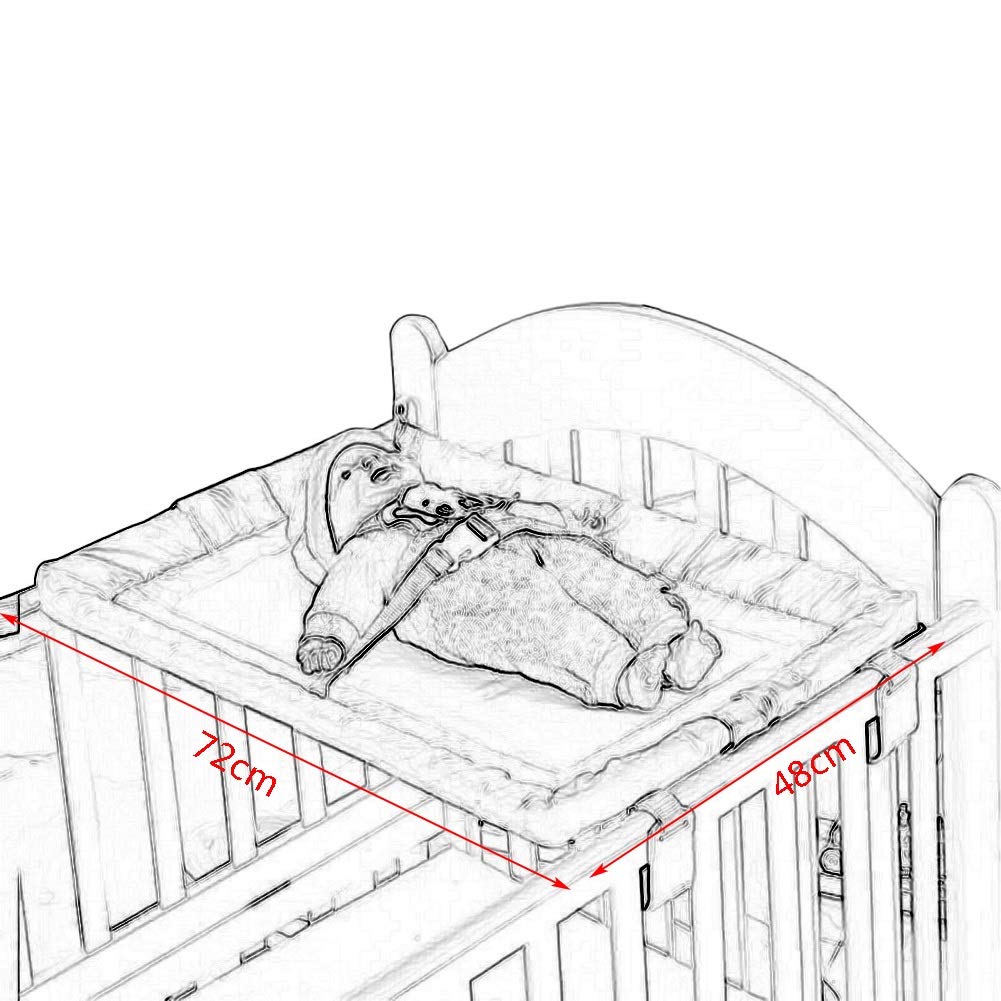cot top changing table