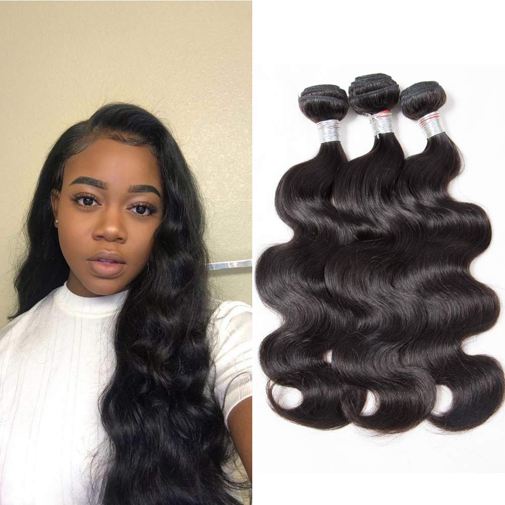 Amazon Com 9a Grade Brazilian Body Wave Human Hair Bundles Weave