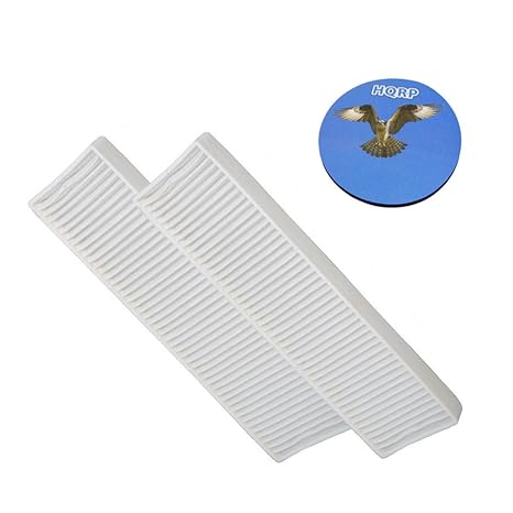 Hqrp 2 Pack Post Motor Filters Compatible With Bissell 52c2 Total Floors Complete Vacuum Plus Coaster