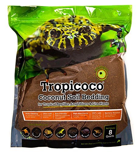 Galapagos (05004) Tropicoco Coconut Soil Bedding, 8-Quart, Natural - Thumbnail 3