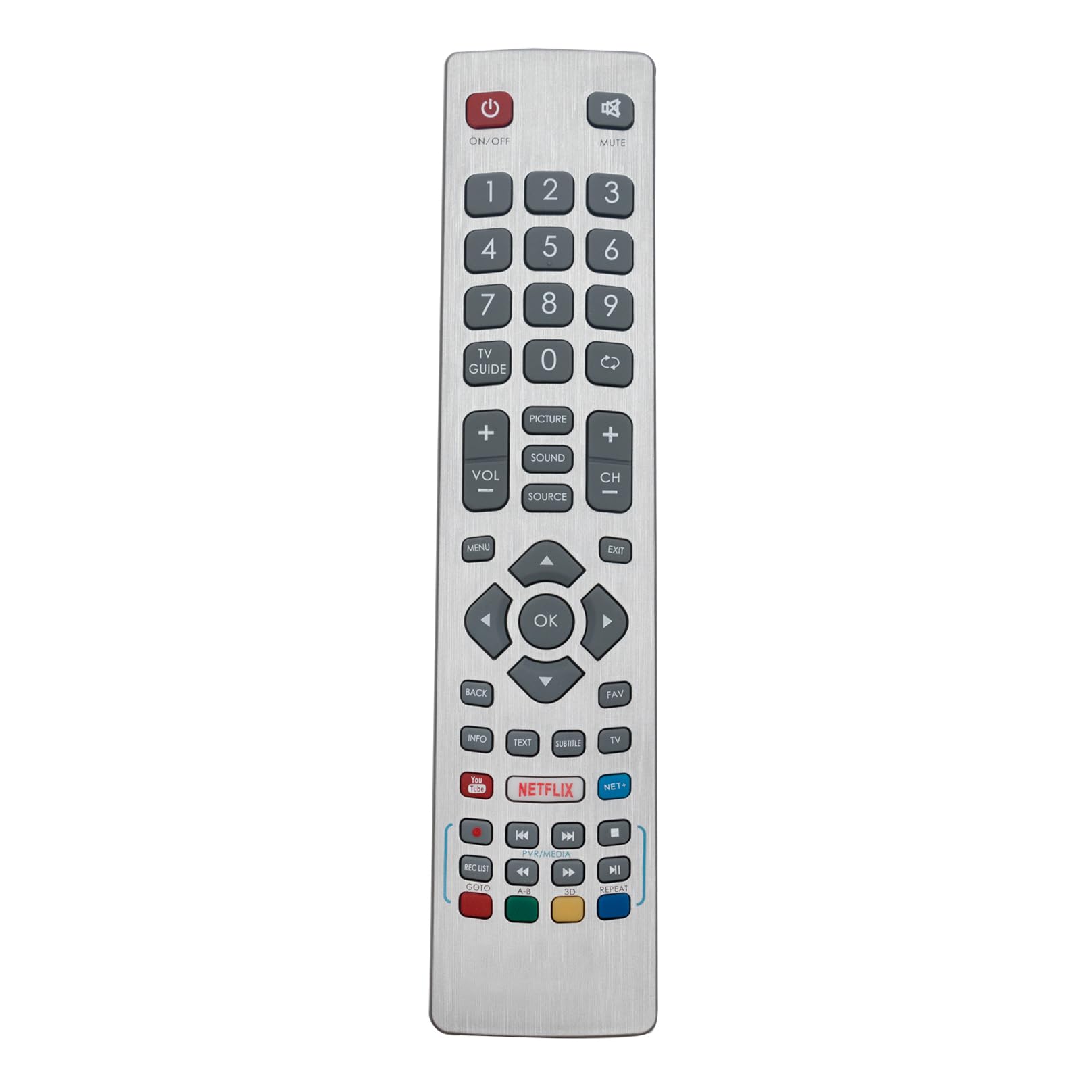 VINABTY SHWRMC0115 Replaced Remote Control Compatible with Smart TV LC-50CFG6002E LC-32CFG6002E LC-48CFG6002E LC-32CHG6001E LC-40CFG6001K LC-40CFG6002E LC-32HG5141K LC-32HG5341K LC-40UG7252K