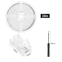 RGBZONE 10pcs 2-Pin 8mm LED Strip to Wire